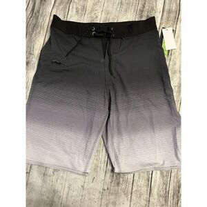 Burnside Size‎ 28 Classic Black Gray And White Board Shorts men's
